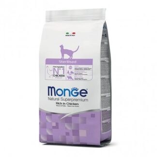 MONGE SUPERPREMIUM GATTO STERILIZZATO DA 400 GR AL POLLO