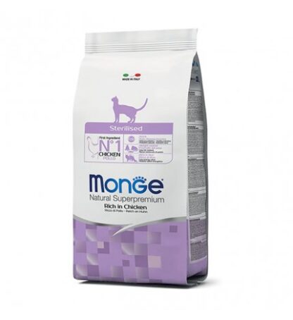 MONGE SUPERPREMIUM GATTO STERILIZZATO DA 400 GR AL POLLO