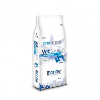 MONGE VETSOLUTION CANE GRAIN FREE VETERINARY DIET DERMATOSIS DA 12 KG