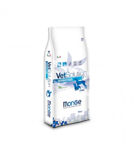 MONGE VETSOLUTION CANE GRAIN FREE VETERINARY DIET DERMATOSIS DA 12 KG