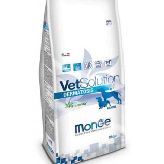 MONGE VETSOLUTION CANE GRAIN FREE VETERINARY DIET DERMATOSIS DA 2 KG