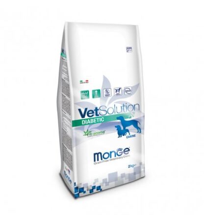 MONGE VETSOLUTION CANE GRAIN FREE VETERINARY DIET DIABETIC DA 2 KG