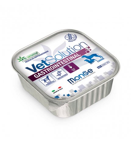 MONGE VETSOLUTION CANE GRAIN FREE VETERINARY DIET GASTROINTESTINAL DA 150 GR IN VASCHETTA