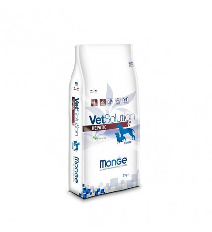 MONGE VETSOLUTION CANE GRAIN FREE VETERINARY DIET HEPATIC DA 2 KG