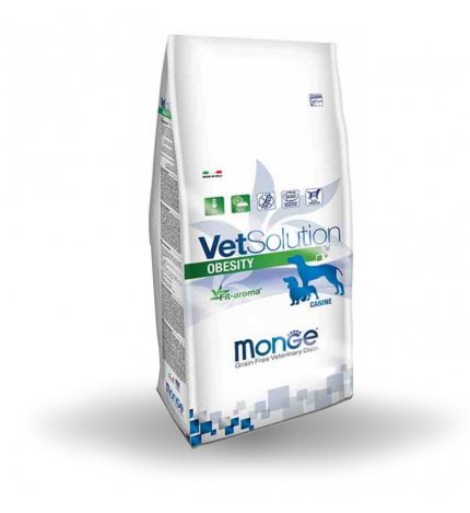 MONGE VETSOLUTION CANE GRAIN FREE VETERINARY DIET OBESITY DA 12 KG