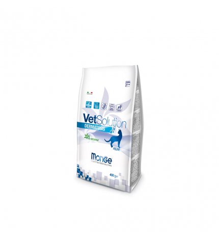MONGE VETSOLUTION GATTO GRAIN FREE VETERINARY DIET DERMATOSIS DA 400 GR