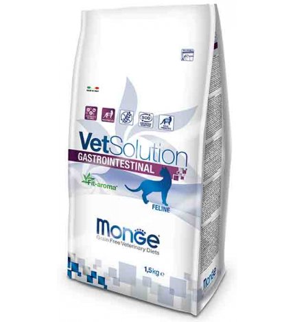 MONGE VETSOLUTION GATTO GRAIN FREE VETERINARY DIET GASTROINTESTINAL DA 1,5 KG