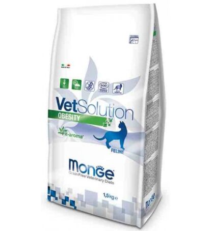 MONGE VETSOLUTION GATTO GRAIN FREE VETERINARY DIET OBESITY DA 1,5 KG