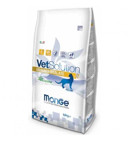 MONGE VETSOLUTION GATTO GRAIN FREE VETERINARY DIET URINARY OXALATE DA 1,5 KG