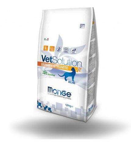 MONGE VETSOLUTION GATTO GRAIN FREE VETERINARY DIET URINARY STRUVITE DA 1,5 KG
