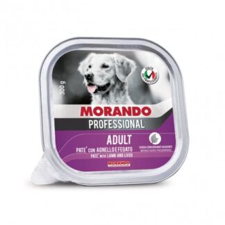 MORANDO MIGLIOR CANE PROFESSIONAL AGNELLO E FEGATO DA 300 GR IN VASCHETTA
