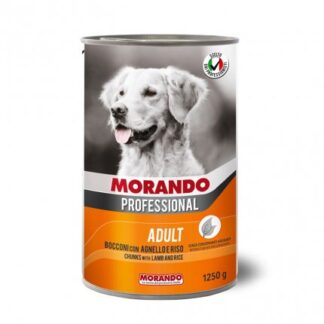 MORANDO MIGLIOR CANE PROFESSIONAL BOCCONI CON AGNELLO E RISO DA 1250 GR IN LATTINA