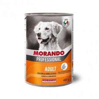 MORANDO MIGLIOR CANE PROFESSIONAL BOCCONI CON AGNELLO E RISO DA 405 GR IN LATTINA