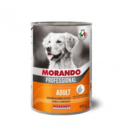 MORANDO MIGLIOR CANE PROFESSIONAL BOCCONI CON AGNELLO E RISO DA 405 GR IN LATTINA