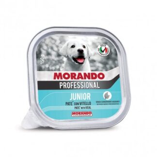 MORANDO MIGLIOR CANE PROFESSIONAL JUNIOR VITELLO DA 150 GR IN VASCHETTA