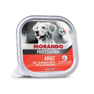 MORANDO MIGLIOR CANE PROFESSIONAL MANZO E CAROTE DA 300 GR IN VASCHETTA