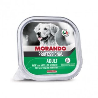 MORANDO MIGLIOR CANE PROFESSIONAL PATE' CON VITELLO E VERDURE DA 300 GR IN VASCHETTA