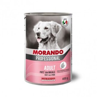 MORANDO MIGLIOR CANE PROFESSIONAL PATE' MAIALE DA 400 GR IN LATTINA