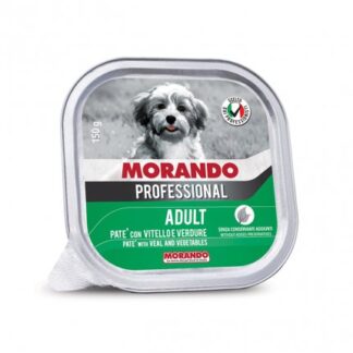 MORANDO MIGLIOR CANE PROFESSIONAL PATE' VITELLO CON VERDURE DA 150 GR IN VASCHETTA