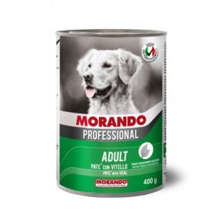 MORANDO MIGLIOR CANE PROFESSIONAL PATE' VITELLO DA 400 GR IN LATTINA