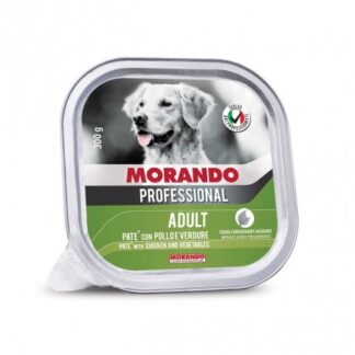 MORANDO MIGLIOR CANE PROFESSIONAL POLLO E VERDURE DA 300 GR IN VASCHETTA