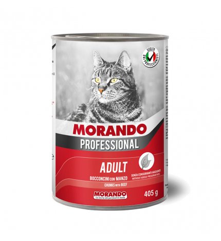 MORANDO MIGLIOR GATTO PROFESSIONAL BOCCONCINI CON MANZO DA 405 GR IN LATTINA