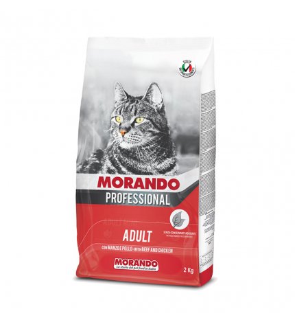 MORANDO MIGLIOR GATTO PROFESSIONAL MANZO CON POLLO DA 2 KG