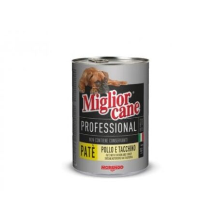 MORANDO MIGLIOR GATTO PROFESSIONAL PATE' POLLO E TACCHINO DA 400 GR IN LATTINA