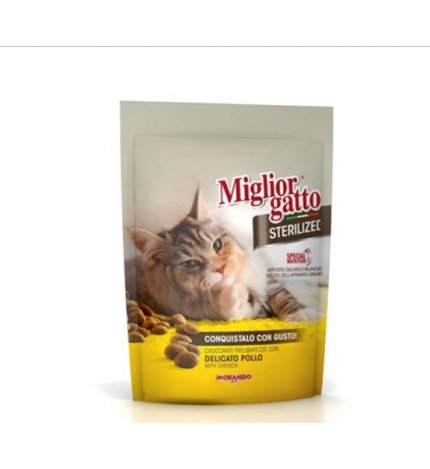 MORANDO MIGLIOR GATTO STERILISED POLLO DELICATO DA 800 GR