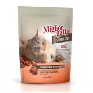 MORANDO MIGLIOR GATTO STERILISED SALMONE DELIZIOSO DA 800 GR