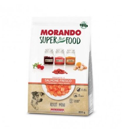 MORANDO SUPER PET FOOD CANE ADULT MINI AL SALMONE DA 800 GR