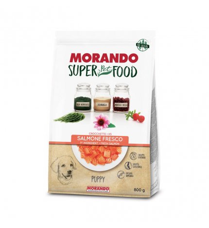 MORANDO SUPER PET FOOD CANE PUPPY AL SALMONE DA 800 GR