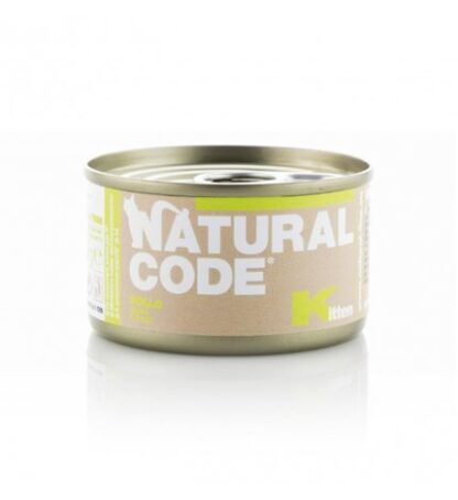 NATURAL CODE GATTO KITTEN POLLO DA 85 GR IN LATTINA