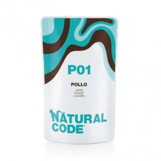 Natural code gatto p01 pollo in acqua di cottura da 70 gr in busta