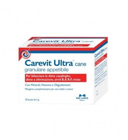 NBF LANES CANE CAREVIT ULTRA GRANULARE APPETIBILE DA 30 BUSTE DA 4 G