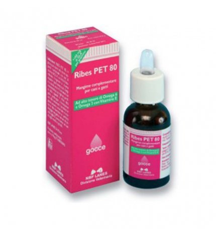 NBF LANES CANE E GATTO RIBES PET 80 GOCCE DA 25 ML