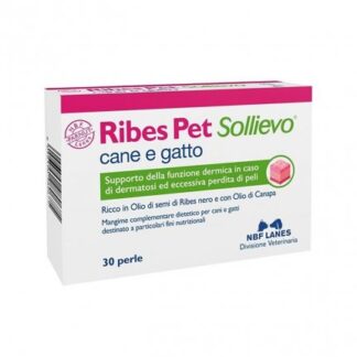 NBF LANES CANE E GATTO RIBES PET SOLLIEVO DA 30 PERLE