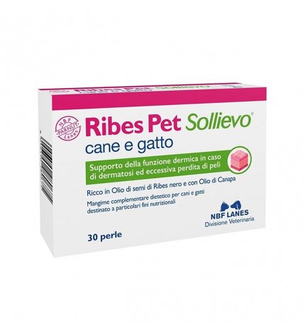 NBF LANES CANE E GATTO RIBES PET SOLLIEVO DA 30 PERLE