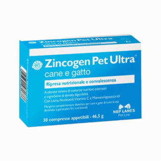 Nbf lanes cane e gatto zincogen pet ultra da 30 compresse