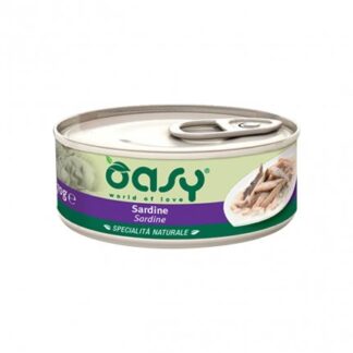 OASY GATTO SARDINE SPECIALITA' NATURALE DA 70 GR IN LATTINA