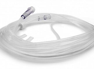 Cannula nasale a cravattino - tubo morbido di 10 m, per adulti