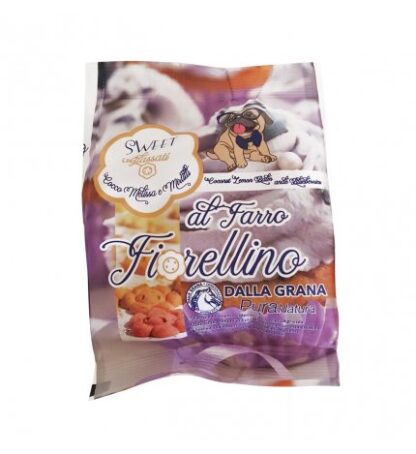 OFFICINALIS BISCOTTI FIORELLINO GLASSATI AL FARRO CON COCCO MELISSA E MIRTILLI DA 100 GR