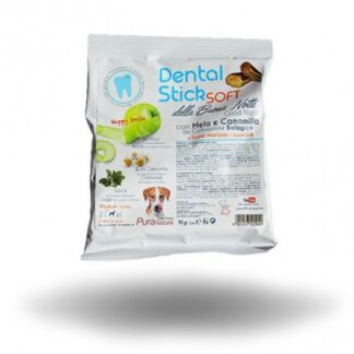 OFFICINALIS SNACK CANE DENTAL STICK SOFT DELLA BUONA NOTTE TAGLIA MEDIA CON MELA E CAMOMILLA DA 90 GR 7 PEZZI