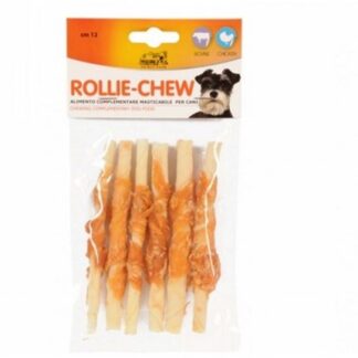OSSO PELLE BOVINA ROLLS POLLO 70G