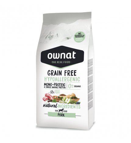 OWNAT CANE GRAIN FREE HYPOALLERGENIC MAIALE DA 3 KG