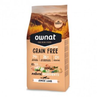 OWNAT CANE GRAIN FREE PRIME JUNIOR AGNELLO DA 3 KG