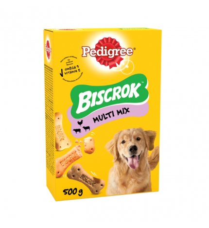 PEDIGREE CANE SNACK BISCROK MULTIMIX DA 500 GR