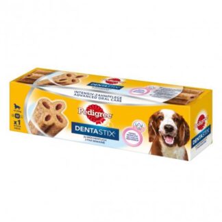 Pedigree cane snack dentastix 2 volte a settimana medium 1 pezzo da 80 gr