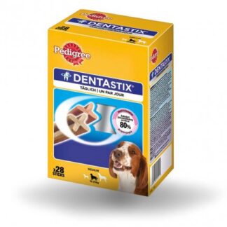 PEDIGREE CANE SNACK DENTASTIX MEDIUM MULTIPACK 21 + 7 PEZZI IN OMAGGIO DA 720 GR