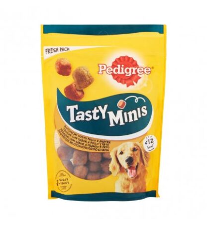 PEDIGREE CANE SNACK TASTY MINIS POLLO E ANATRA DA 130 GR